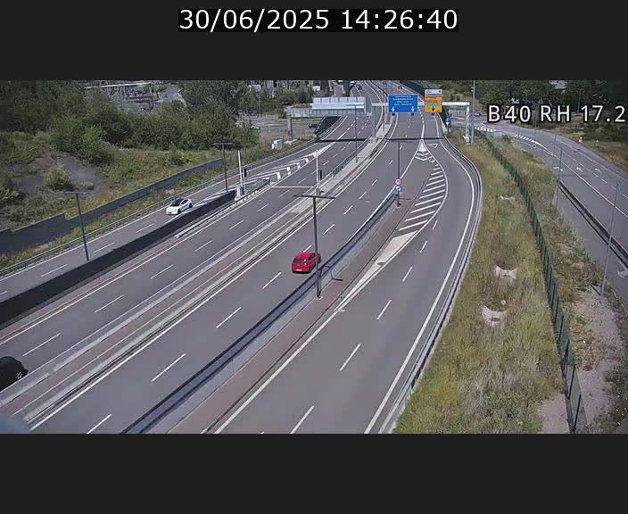<h2>Webcam sur le contournement d'Esch Belval à hauteur de la sortie Université de Luxembourg. Vue orientée vers Luxembourg</h2>