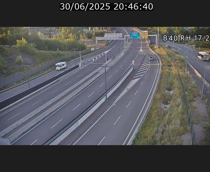<h2>Webcam sur le contournement d'Esch Belval à hauteur de la sortie Université de Luxembourg. Vue orientée vers Luxembourg</h2>