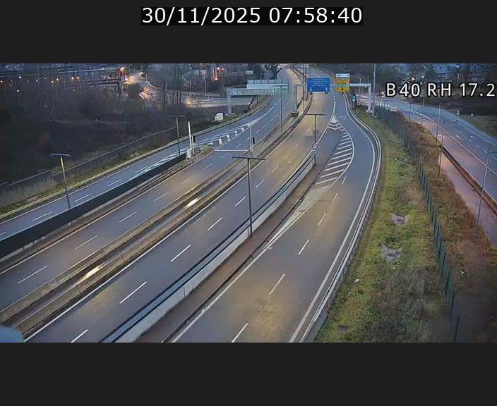 <h2>Webcam sur le contournement d'Esch Belval à hauteur de la sortie Université de Luxembourg. Vue orientée vers Luxembourg</h2>