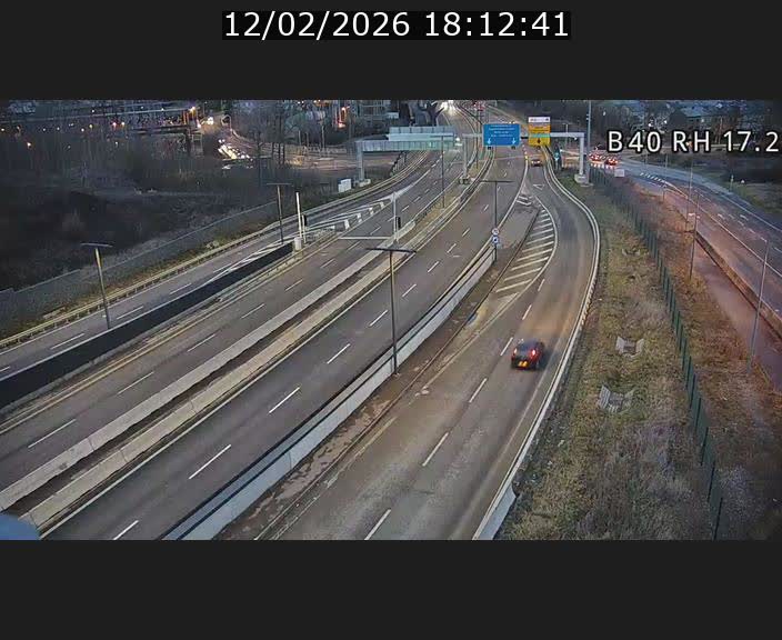 <h2>Webcam sur le contournement d'Esch Belval à hauteur de la sortie Université de Luxembourg. Vue orientée vers Luxembourg</h2>