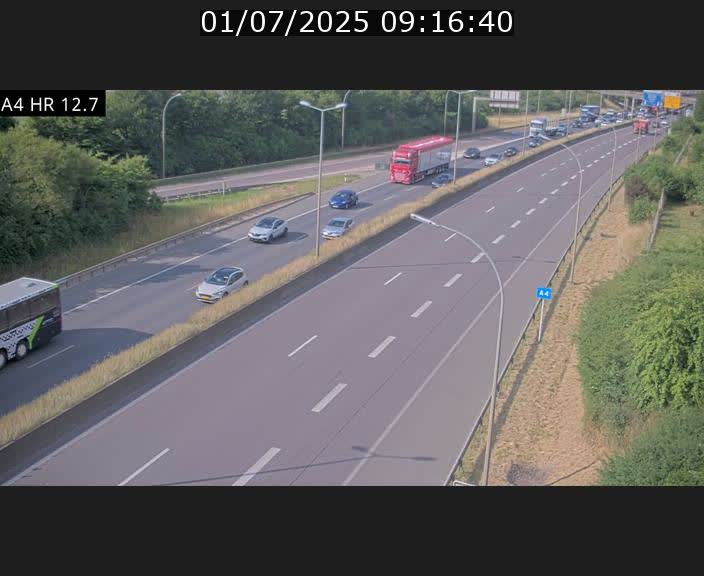 <h2>Traffic live webcam Luxembourg Esch sur Alzette - A4 - BK 12.7 - direction Esch-Belval</h2>