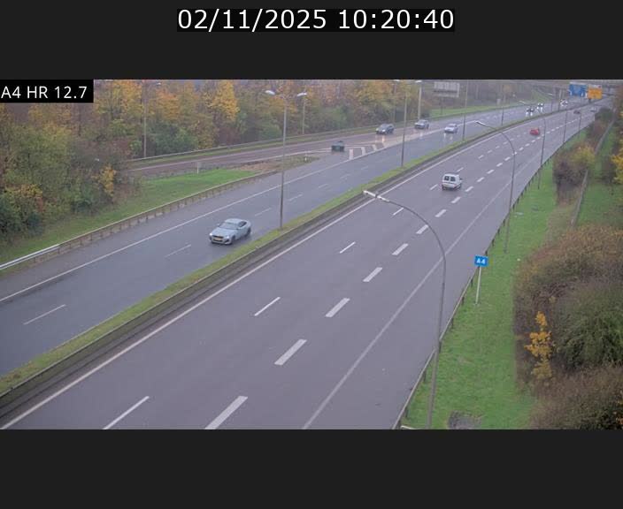 <h2>Traffic live webcam Luxembourg Esch sur Alzette - A4 - BK 12.7 - direction Esch-Belval</h2>