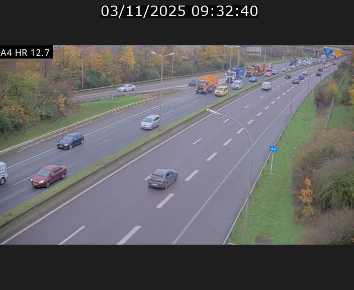 <h2>Traffic live webcam Luxembourg Esch sur Alzette - A4 - BK 12.7 - direction Esch-Belval</h2>