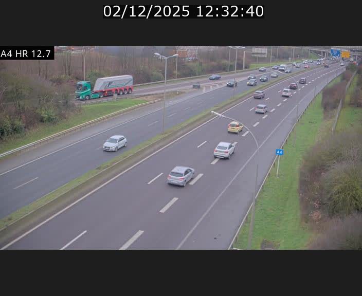 <h2>Traffic live webcam Luxembourg Esch sur Alzette - A4 - BK 12.7 - direction Esch-Belval</h2>
