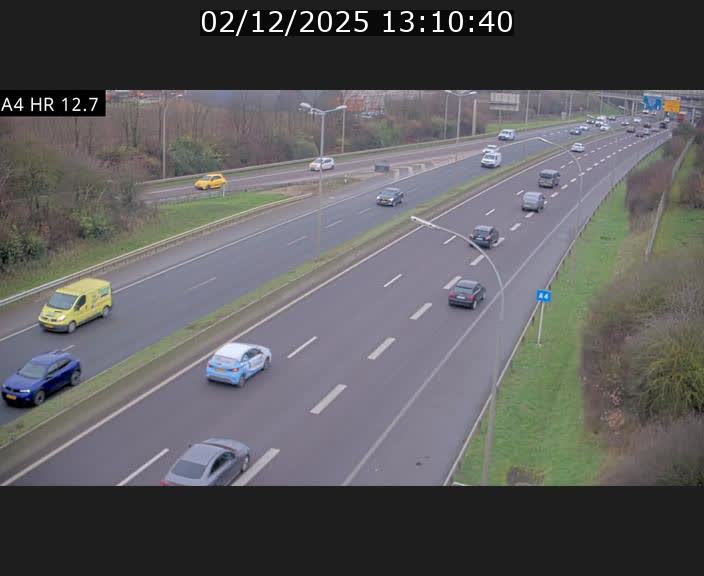 <h2>Traffic live webcam Luxembourg Esch sur Alzette - A4 - BK 12.7 - direction Esch-Belval</h2>