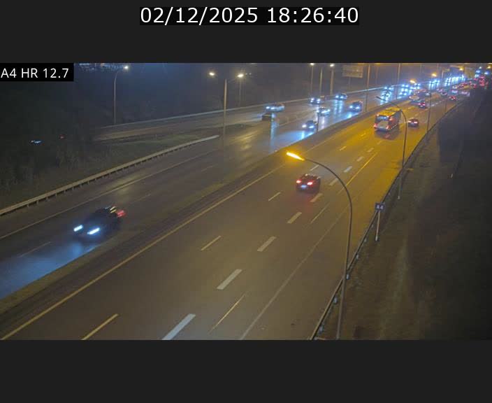 <h2>Traffic live webcam Luxembourg Esch sur Alzette - A4 - BK 12.7 - direction Esch-Belval</h2>