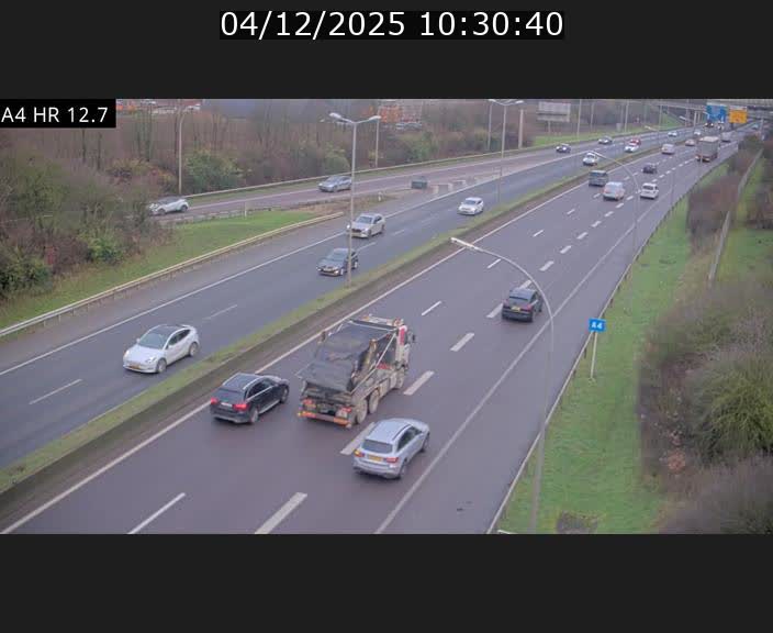<h2>Traffic live webcam Luxembourg Esch sur Alzette - A4 - BK 12.7 - direction Esch-Belval</h2>