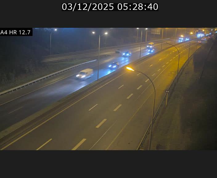 <h2>Traffic live webcam Luxembourg Esch sur Alzette - A4 - BK 12.7 - direction Esch-Belval</h2>