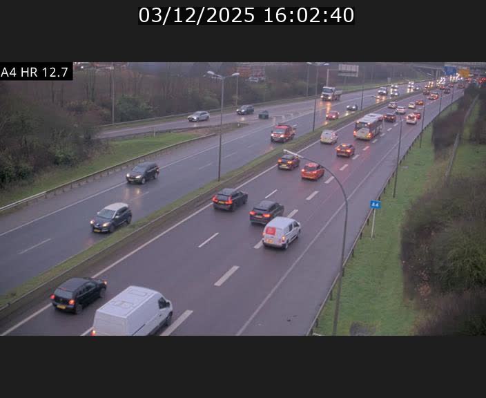 <h2>Traffic live webcam Luxembourg Esch sur Alzette - A4 - BK 12.7 - direction Esch-Belval</h2>