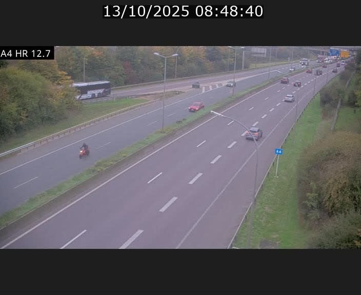 <h2>Traffic live webcam Luxembourg Esch sur Alzette - A4 - BK 12.7 - direction Esch-Belval</h2>