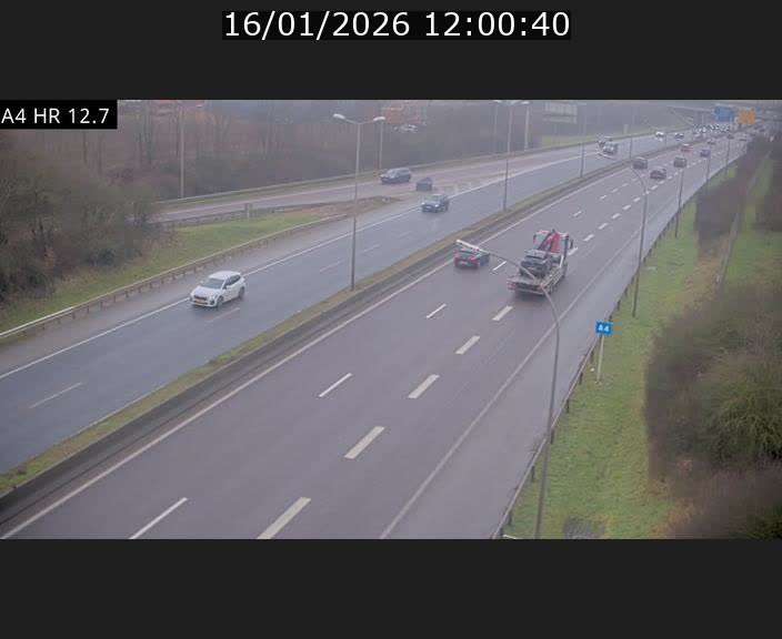 <h2>Traffic live webcam Luxembourg Esch sur Alzette - A4 - BK 12.7 - direction Esch-Belval</h2>