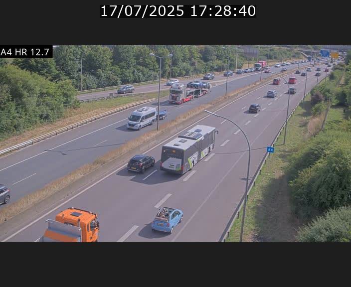 <h2>Traffic live webcam Luxembourg Esch sur Alzette - A4 - BK 12.7 - direction Esch-Belval</h2>