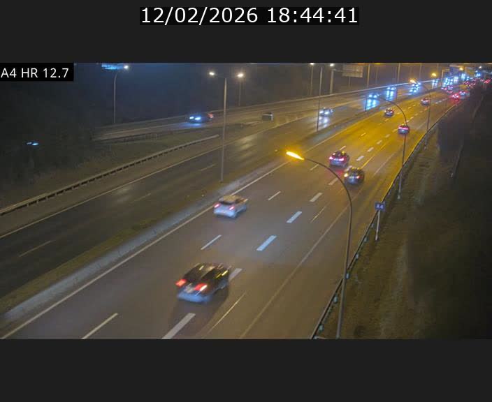 <h2>Traffic live webcam Luxembourg Esch sur Alzette - A4 - BK 12.7 - direction Esch-Belval</h2>