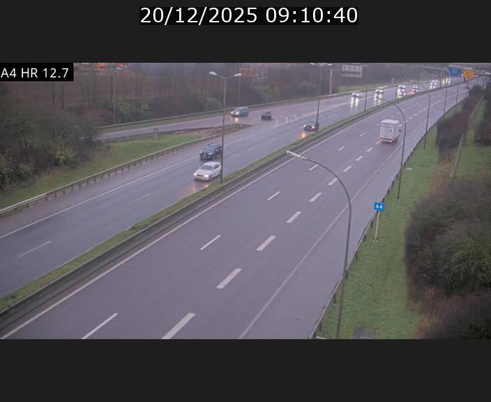 <h2>Traffic live webcam Luxembourg Esch sur Alzette - A4 - BK 12.7 - direction Esch-Belval</h2>