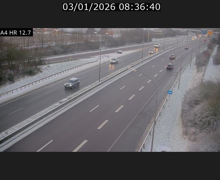 <h2>Traffic live webcam Luxembourg Esch sur Alzette - A4 - BK 12.7 - direction Esch-Belval</h2>