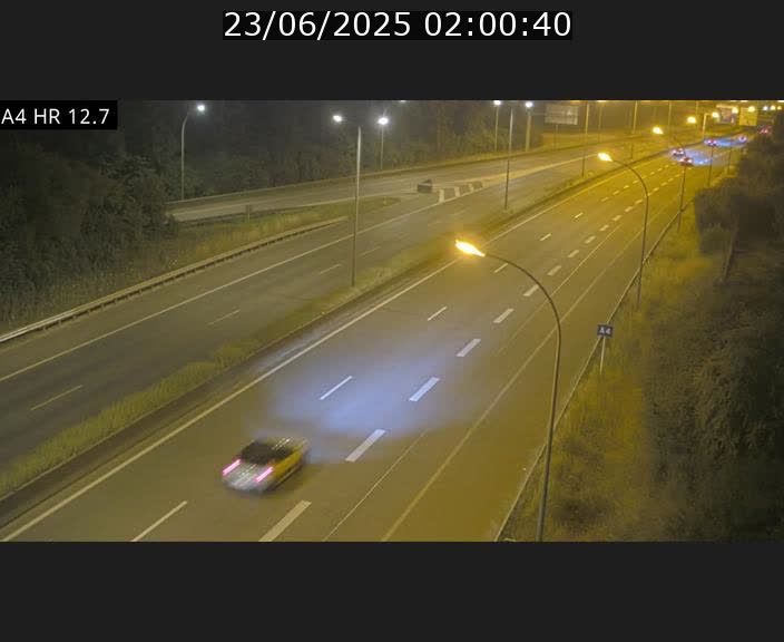 <h2>Traffic live webcam Luxembourg Esch sur Alzette - A4 - BK 12.7 - direction Esch-Belval</h2>