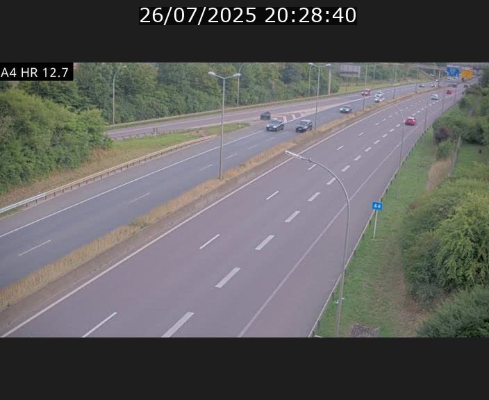 <h2>Traffic live webcam Luxembourg Esch sur Alzette - A4 - BK 12.7 - direction Esch-Belval</h2>