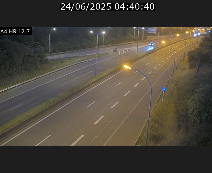 <h2>Traffic live webcam Luxembourg Esch sur Alzette - A4 - BK 12.7 - direction Esch-Belval</h2>