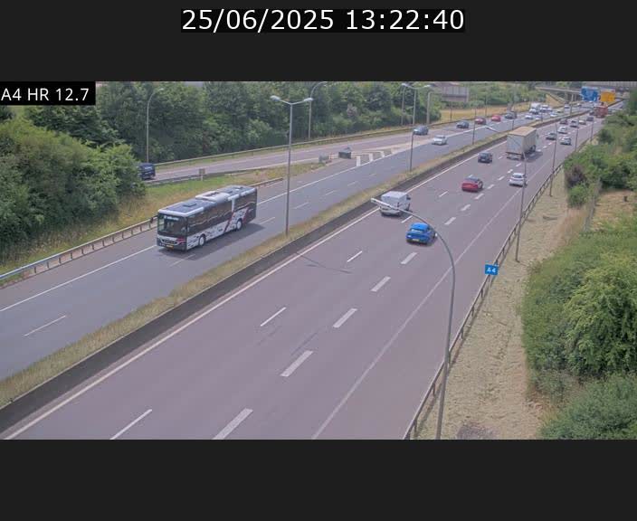 <h2>Traffic live webcam Luxembourg Esch sur Alzette - A4 - BK 12.7 - direction Esch-Belval</h2>