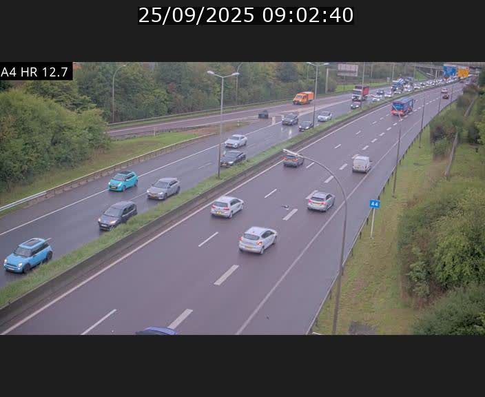 <h2>Traffic live webcam Luxembourg Esch sur Alzette - A4 - BK 12.7 - direction Esch-Belval</h2>