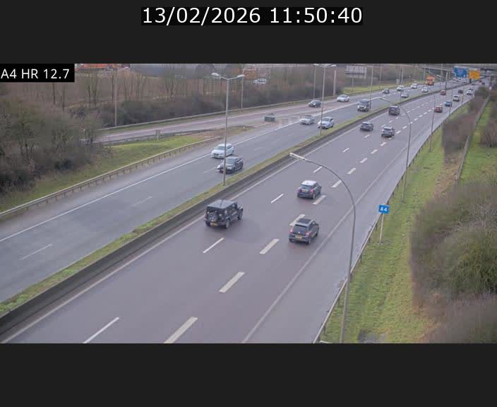 <h2>Traffic live webcam Luxembourg Esch sur Alzette - A4 - BK 12.7 - direction Esch-Belval</h2>
