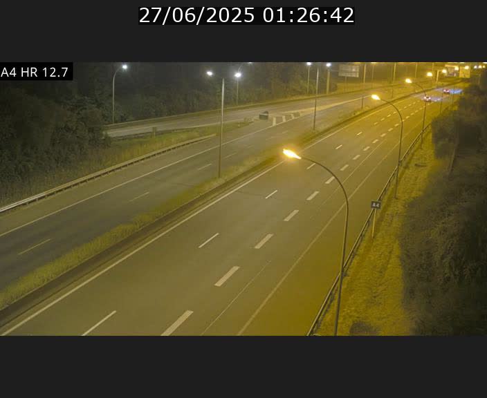 <h2>Traffic live webcam Luxembourg Esch sur Alzette - A4 - BK 12.7 - direction Esch-Belval</h2>