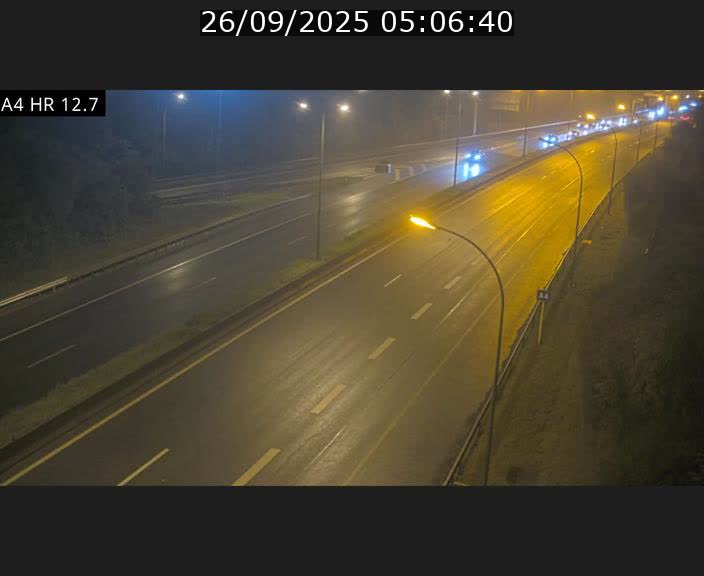 <h2>Traffic live webcam Luxembourg Esch sur Alzette - A4 - BK 12.7 - direction Esch-Belval</h2>