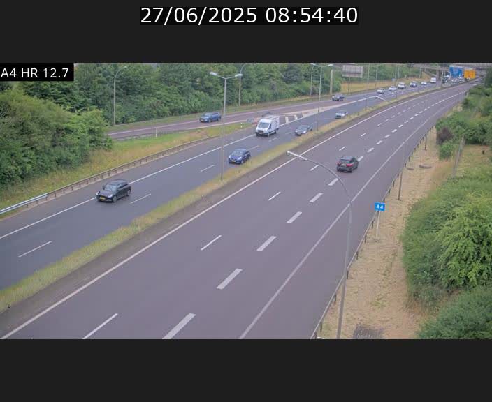 <h2>Traffic live webcam Luxembourg Esch sur Alzette - A4 - BK 12.7 - direction Esch-Belval</h2>
