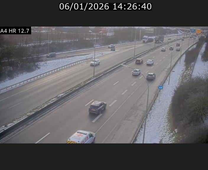 <h2>Traffic live webcam Luxembourg Esch sur Alzette - A4 - BK 12.7 - direction Esch-Belval</h2>