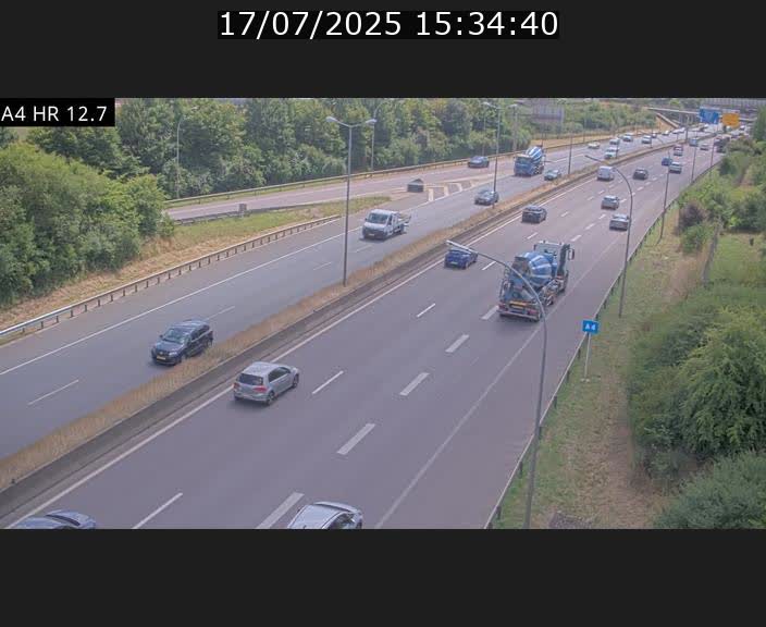 <h2>Traffic live webcam Luxembourg Esch sur Alzette - A4 - BK 12.7 - direction Esch-Belval</h2>