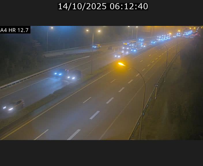 <h2>Traffic live webcam Luxembourg Esch sur Alzette - A4 - BK 12.7 - direction Esch-Belval</h2>