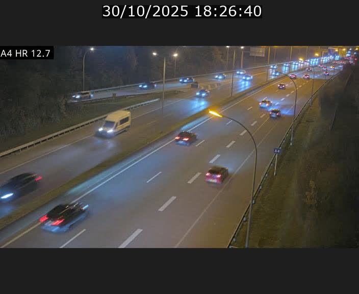 <h2>Traffic live webcam Luxembourg Esch sur Alzette - A4 - BK 12.7 - direction Esch-Belval</h2>
