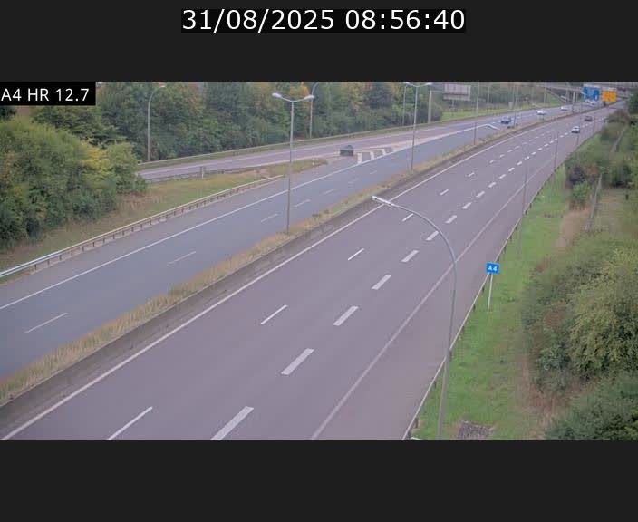 <h2>Traffic live webcam Luxembourg Esch sur Alzette - A4 - BK 12.7 - direction Esch-Belval</h2>