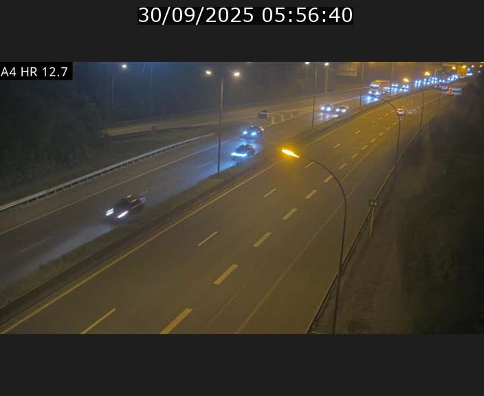 <h2>Traffic live webcam Luxembourg Esch sur Alzette - A4 - BK 12.7 - direction Esch-Belval</h2>