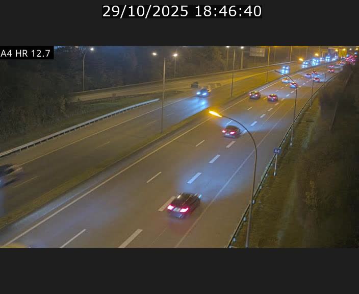 <h2>Traffic live webcam Luxembourg Esch sur Alzette - A4 - BK 12.7 - direction Esch-Belval</h2>