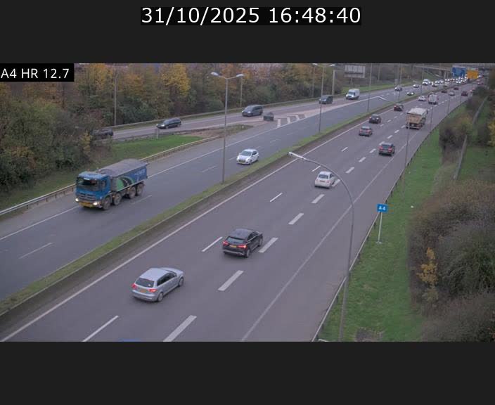 <h2>Traffic live webcam Luxembourg Esch sur Alzette - A4 - BK 12.7 - direction Esch-Belval</h2>
