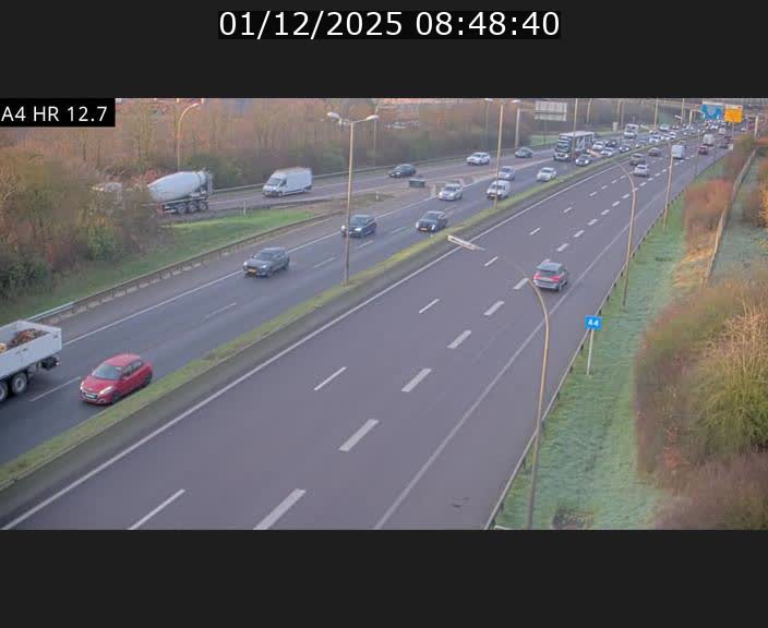 <h2>Traffic live webcam Luxembourg Esch sur Alzette - A4 - BK 12.7 - direction Esch-Belval</h2>