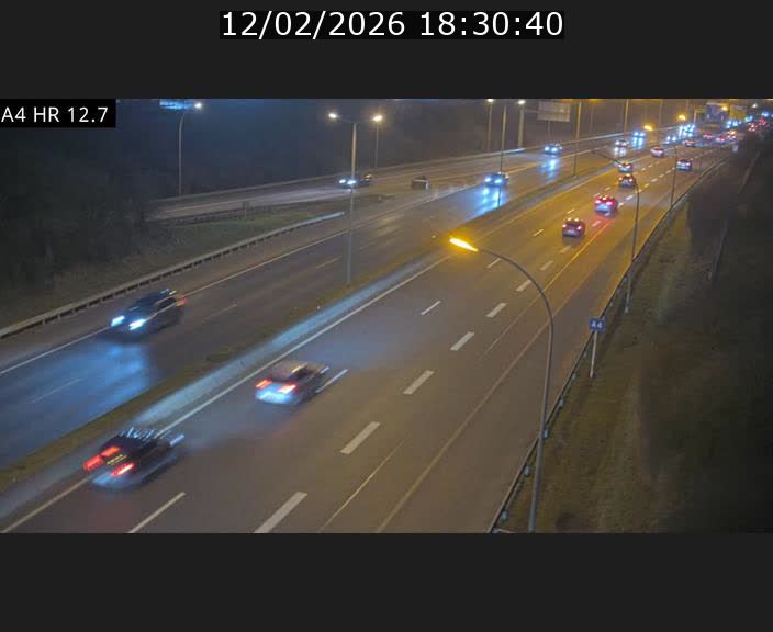 <h2>Traffic live webcam Luxembourg Esch sur Alzette - A4 - BK 12.7 - direction Esch-Belval</h2>
