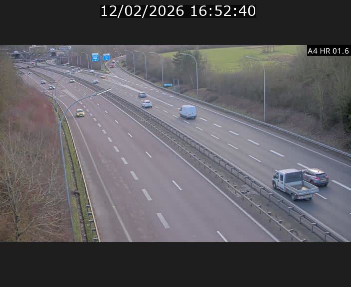 <h2>Info Trafic Luxembourg A4 - BK 1.6 - Croix de Cessange (direction Esch)</h2>