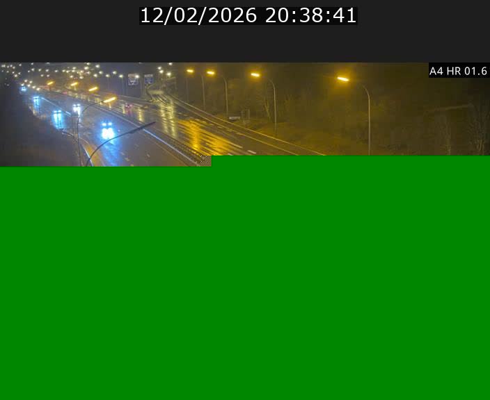 Info Trafic Luxembourg A4 - BK 1.6 - Croix de Cessange (direction Esch)