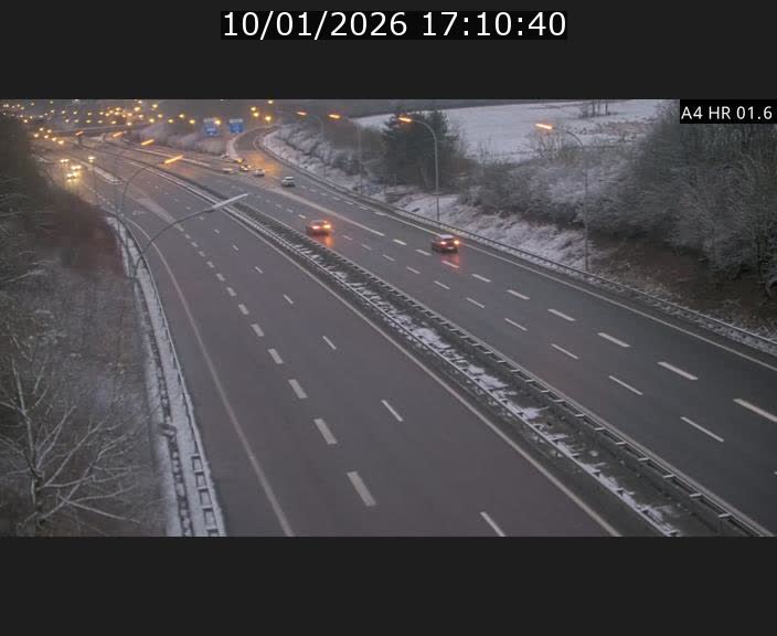 Info Trafic Luxembourg A4 - BK 1.6 - Croix de Cessange (direction Esch)