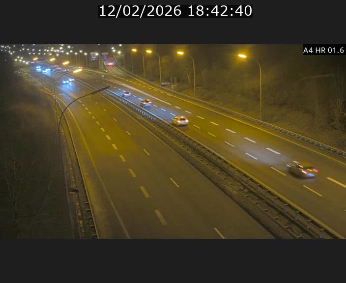 <h2>Info Trafic Luxembourg A4 - BK 1.6 - Croix de Cessange (direction Esch)</h2>