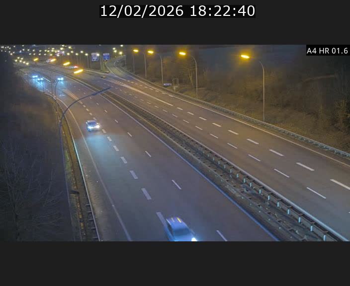 <h2>Info Trafic Luxembourg A4 - BK 1.6 - Croix de Cessange (direction Esch)</h2>