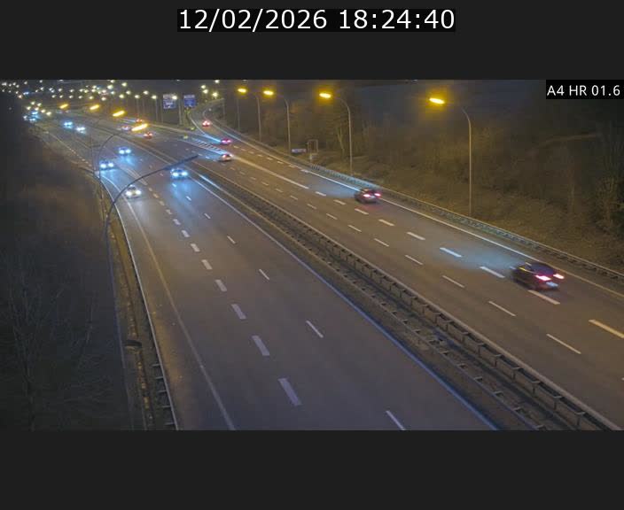 <h2>Info Trafic Luxembourg A4 - BK 1.6 - Croix de Cessange (direction Esch)</h2>