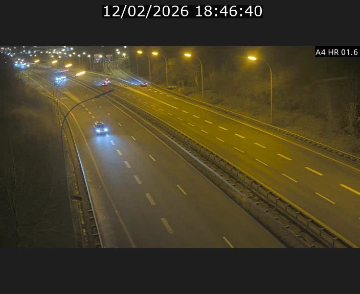 <h2>Info Trafic Luxembourg A4 - BK 1.6 - Croix de Cessange (direction Esch)</h2>