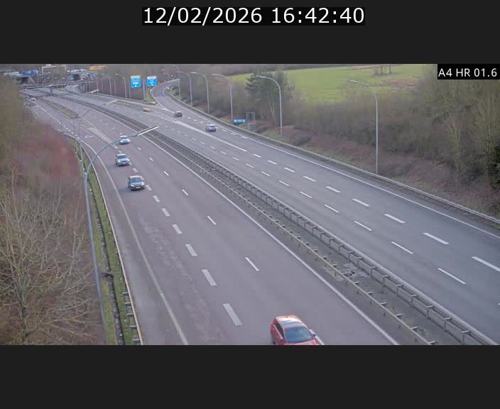 <h2>Info Trafic Luxembourg A4 - BK 1.6 - Croix de Cessange (direction Esch)</h2>