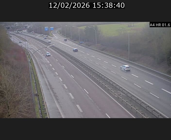 <h2>Info Trafic Luxembourg A4 - BK 1.6 - Croix de Cessange (direction Esch)</h2>