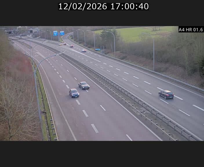 <h2>Info Trafic Luxembourg A4 - BK 1.6 - Croix de Cessange (direction Esch)</h2>