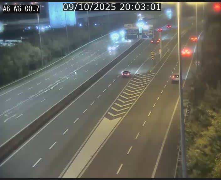 <h2>Traffic live webcam Luxembourg Croix de Cessange - A6 - BK 0.7 - direction A3 France</h2>