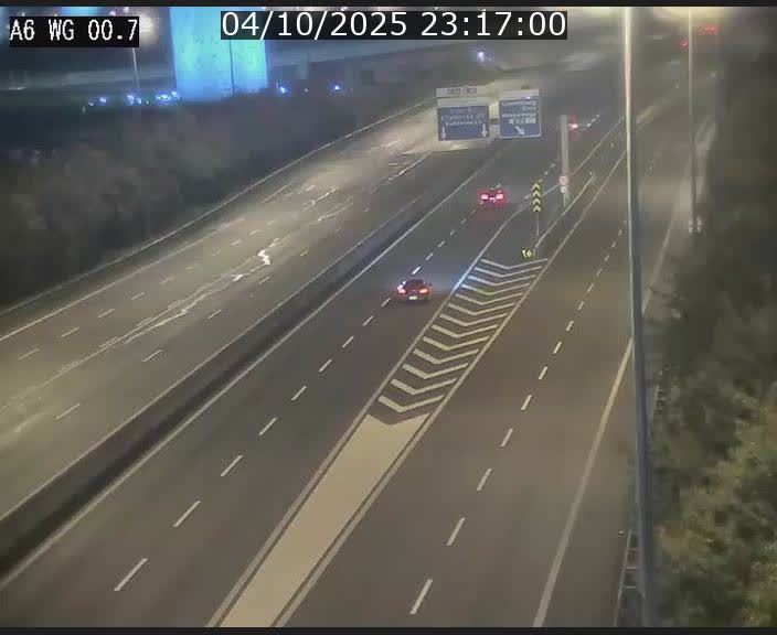 <h2>Traffic live webcam Luxembourg Croix de Cessange - A6 - BK 0.7 - direction A3 France</h2>